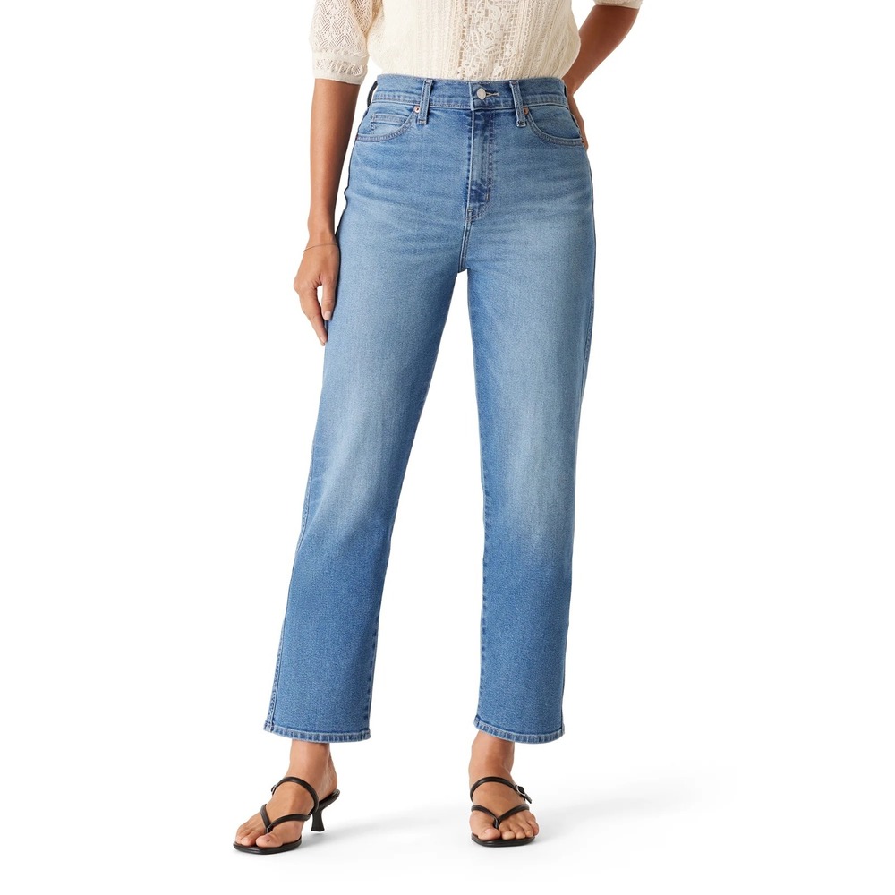 Women Signature Levi Strauss Vtg High Rise Straight Denim Jeans 12 | W31 WPL423
